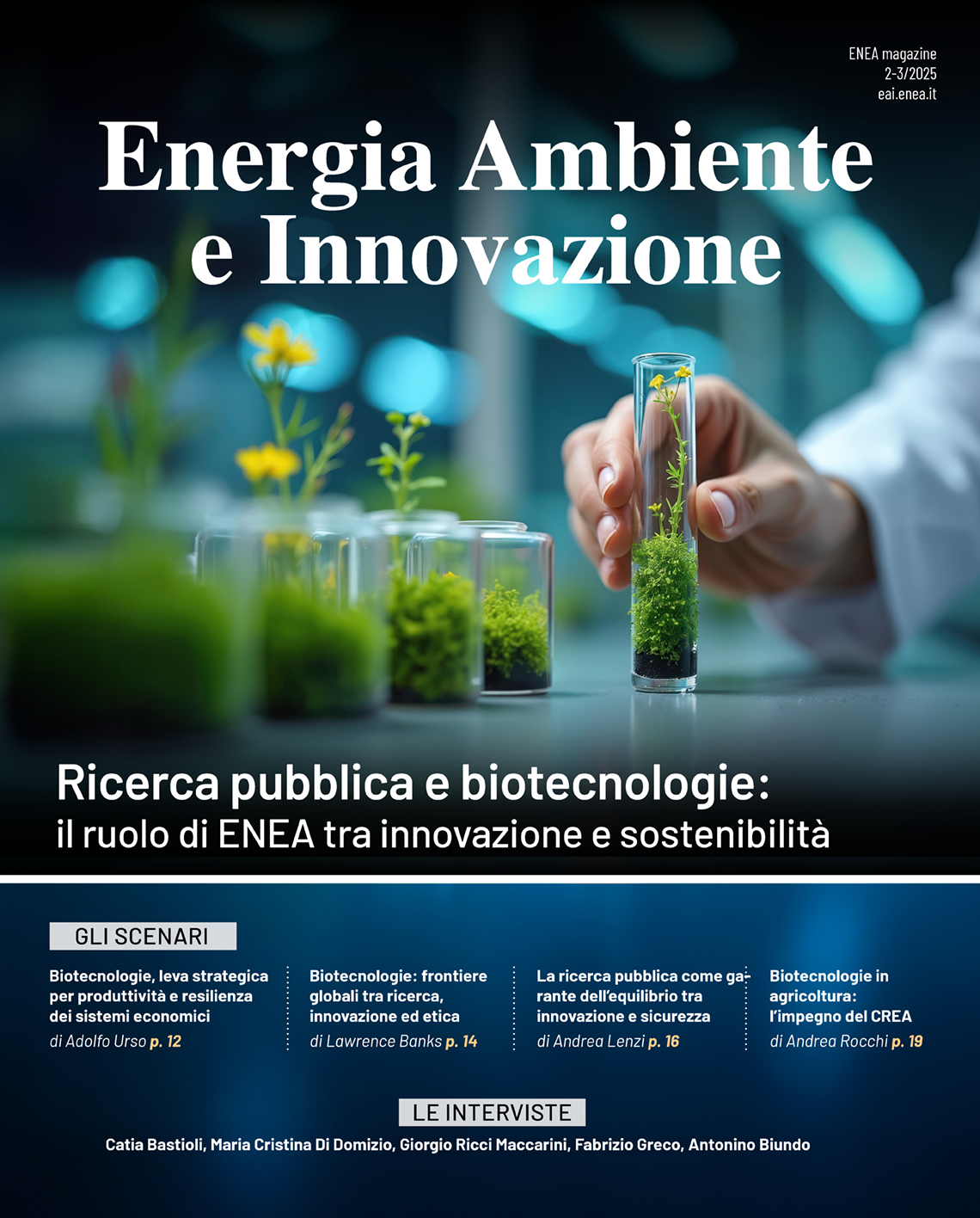 provette con dentro piantine